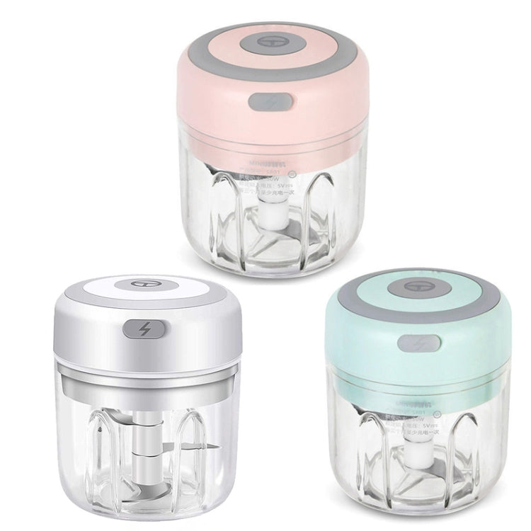 TBD0571959805_1 ZM-14 Household Mini Wireless Electric Garlic Masher, Colour: High Cup Green 250ml - Image 2