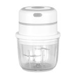 ZM-14 Household Mini Wireless Electric Garlic Masher, Colour: White Glass 300ml