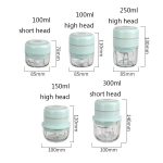 ZM-14 Household Mini Wireless Electric Garlic Masher, Colour: Green High Cup 250ml + Small Cup 100ml - Image 3
