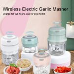 ZM-14 Household Mini Wireless Electric Garlic Masher, Colour: Green High Cup 250ml + Small Cup 100ml - Image 4