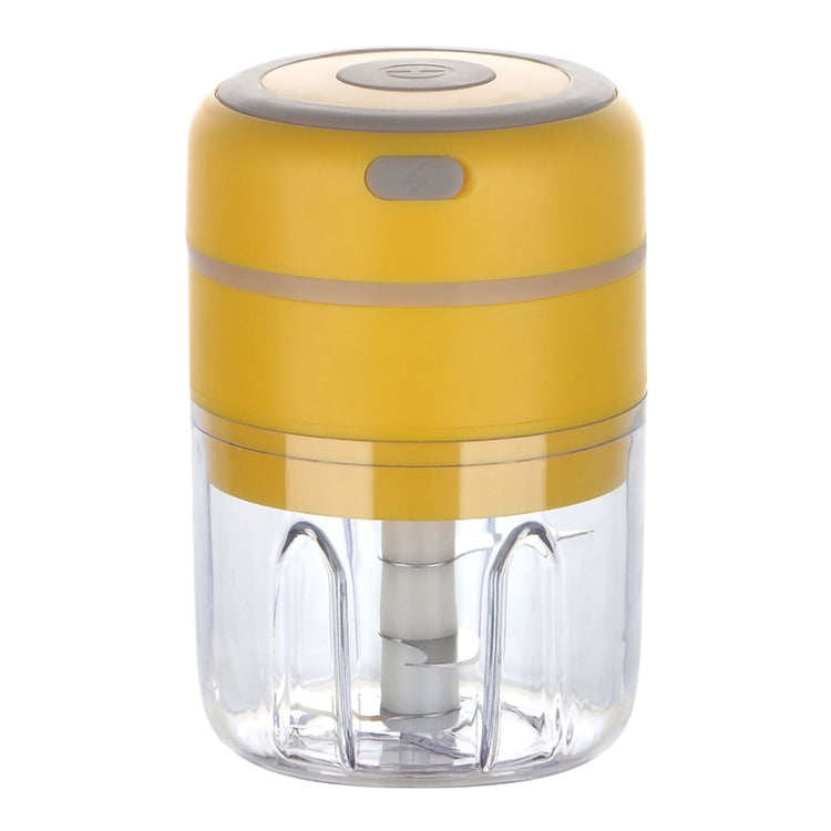 TBD0571959814 ZM-14 Household Mini Wireless Electric Garlic Masher, Colour: Yellow Big Power 250ml - Image 1