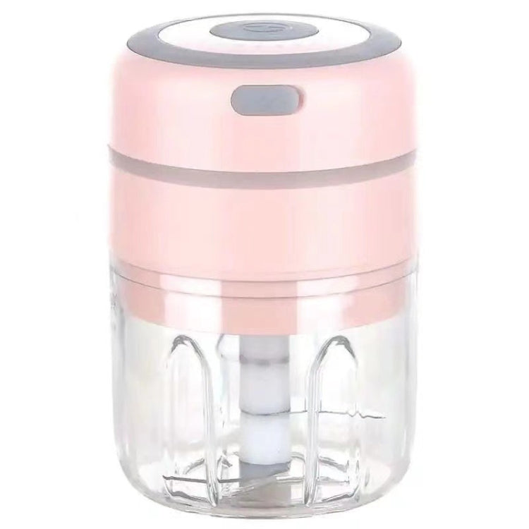 TBD0571959815 ZM-14 Household Mini Wireless Electric Garlic Masher, Colour: Pink Big Power 250ml - Image 1