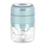 ZM-14 Household Mini Wireless Electric Garlic Masher, Colour: Green Big Power 250ml