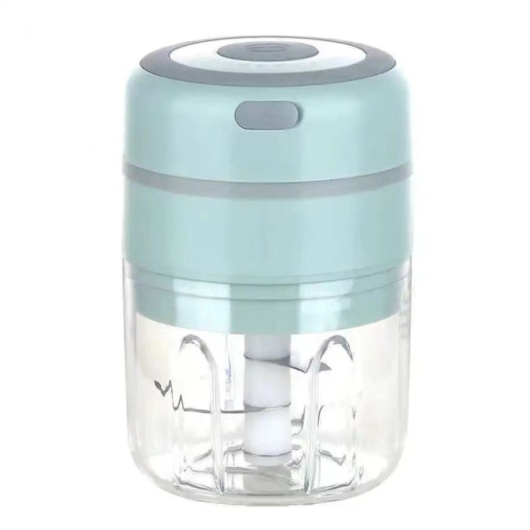 TBD0571959816 ZM-14 Household Mini Wireless Electric Garlic Masher, Colour: Green Big Power 250ml - Image 1