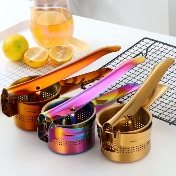 Stainless Steel Manual Juicer Detachable Juicer Commercial Large Capacity Fruit Juicer Magic Red - Image 6