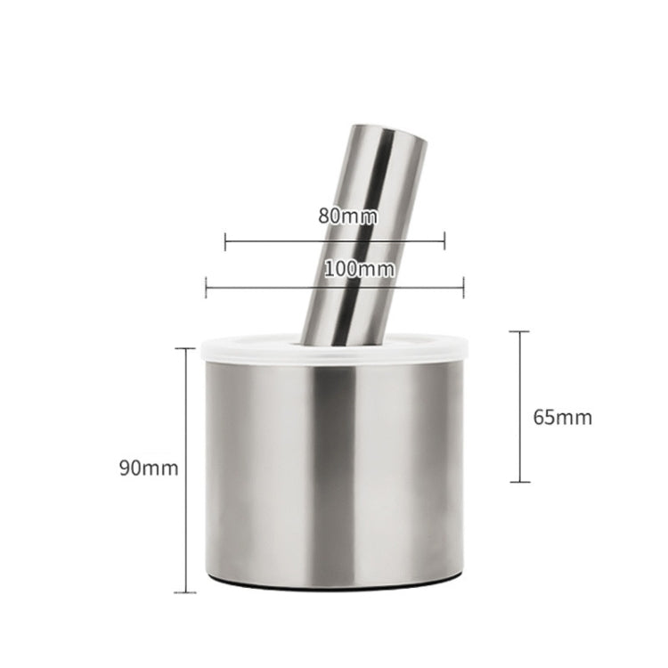 TBD0572191701_1 Kitchen 304 Stainless Steel Garlic Masher Spice Bean Nut Grinder, Specification: Straight Shape - Image 2