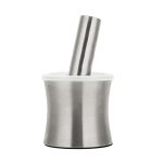 Kitchen 304 Stainless Steel Garlic Masher Spice Bean Nut Grinder, Specification: Waist Shape