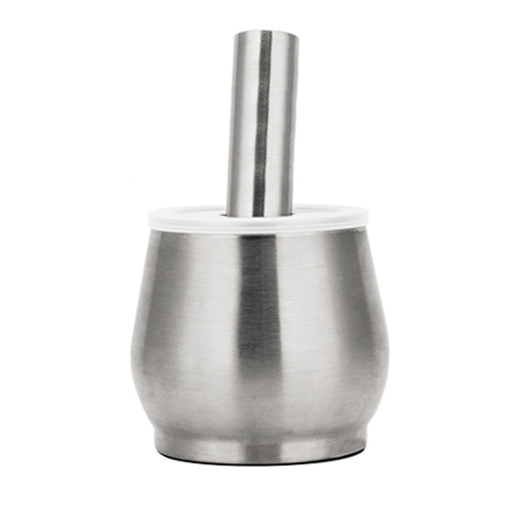 TBD0572191703 Kitchen 304 Stainless Steel Garlic Masher Spice Bean Nut Grinder, Specification: Drum Shape - Image 1