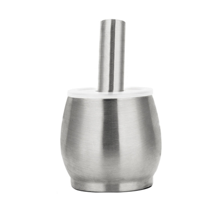 TBD0572191705 Kitchen 304 Stainless Steel Garlic Masher Spice Bean Nut Grinder, Specification: Large Drum Shape - Image 1