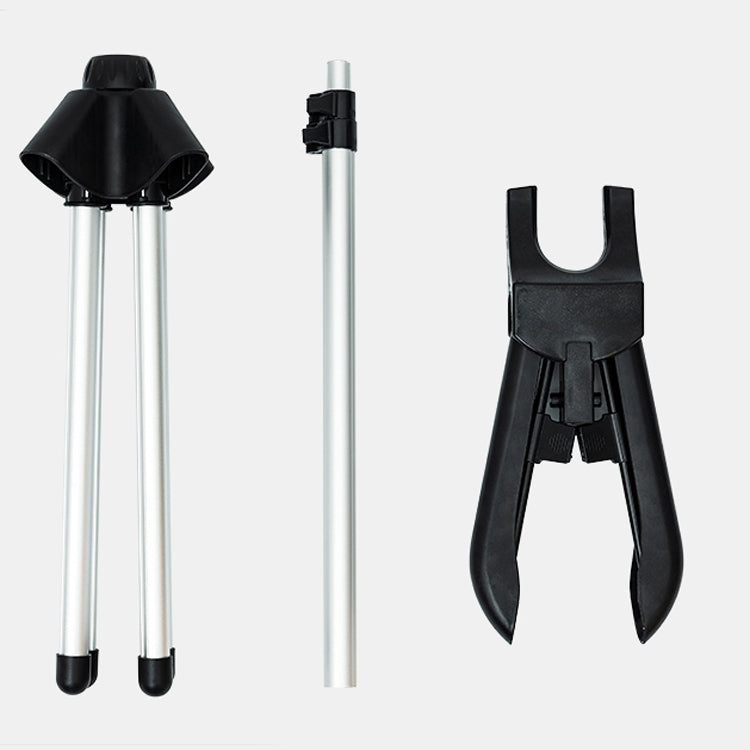 TBD0585079901_B3 1.6m 3 in 1 Hanging Ironing Bracket Hanger Telescopic Metal Rod Mount(Black Hanger) - Image 4