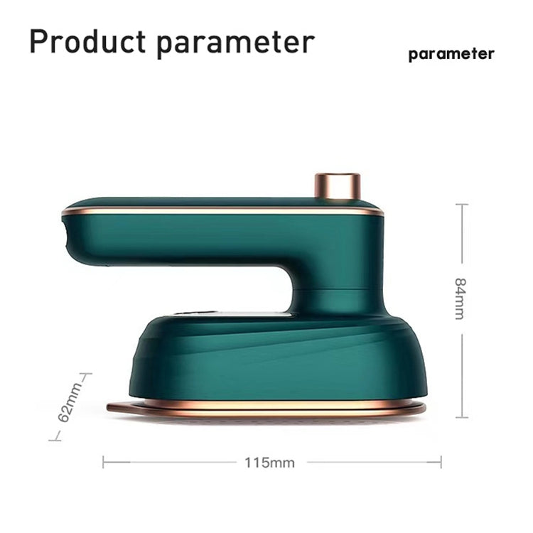 TBD0590633502_B2 33W Handheld Electric Ironing Machine Rotatable Dry And Wet Garment Steam, Product specifications: EU Plug(Gemstone Green) - Image 3