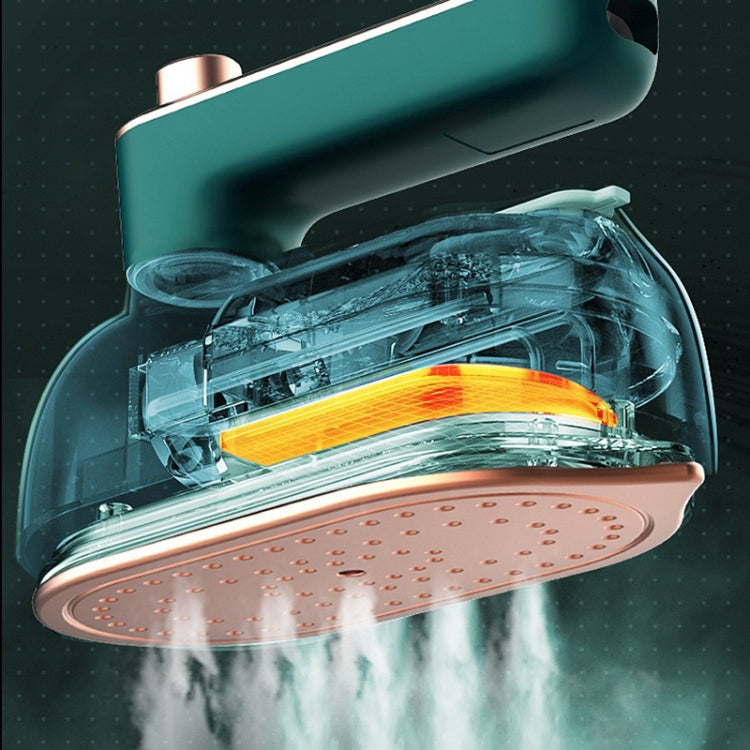 TBD0590633502_B3 33W Handheld Electric Ironing Machine Rotatable Dry And Wet Garment Steam, Product specifications: EU Plug(Gemstone Green) - Image 4