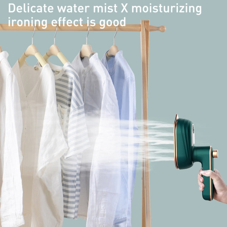 TBD0590633502_B6 33W Handheld Electric Ironing Machine Rotatable Dry And Wet Garment Steam, Product specifications: EU Plug(Gemstone Green) - Image 7