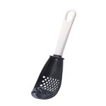 Kitchen Grinding And Draining Spoon(Black)