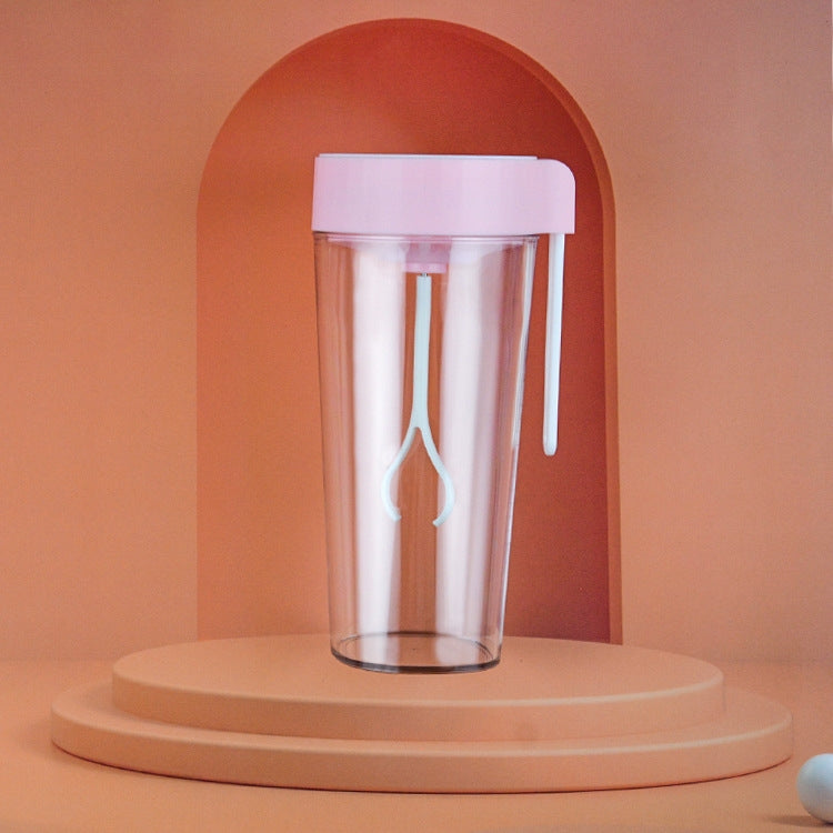 TBD0601783901B VE-V8 USB Charging Automatic Stirring Cup Full Seal Leak-Proof Electric Shake Cup, Capacity: 450ml(Light Pink) - Image 1