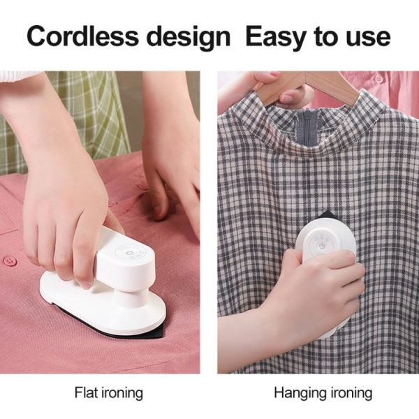 IM-168 Mini Wireless Ironing Iron Garment Steam(White) - Image 6