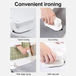 IM-168 Mini Wireless Ironing Iron Garment Steam(White) - Image 7