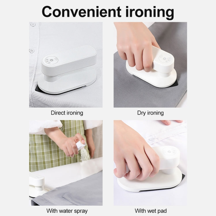TBD0601876501_B6 IM-168 Mini Wireless Ironing Iron Garment Steam(White) - Image 7