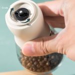 Stainless Steel Bowling Pepper Coffee Manual Grinder(Red) - Image 3