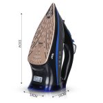 RAF R.1215 Three-Speed Thermostatic Ceramic Soleplate Electric Iron, EU Plug(Black Gold) - Image 2