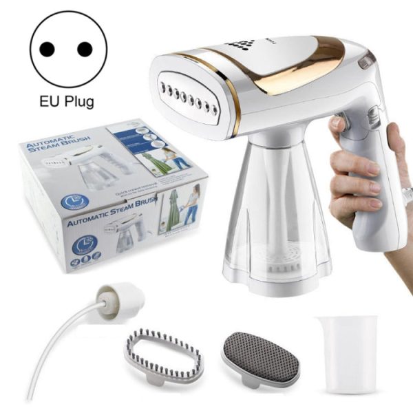 1600W  Handheld Folding Iron Mini Steam Iron, Color: White Single Gear(EU Plug) - Image 1