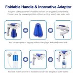 1600W  Handheld Folding Iron Mini Steam Iron, Color: Blue 3 Gear(UK Plug) - Image 4