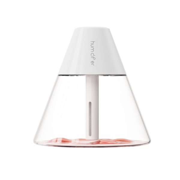 Household Desktop Mini Volcano Humidifier Air Purifier(White) - Image 1