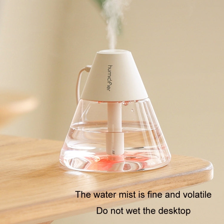 TBD0603343001_B4 Household Desktop Mini Volcano Humidifier Air Purifier(White) - Image 5