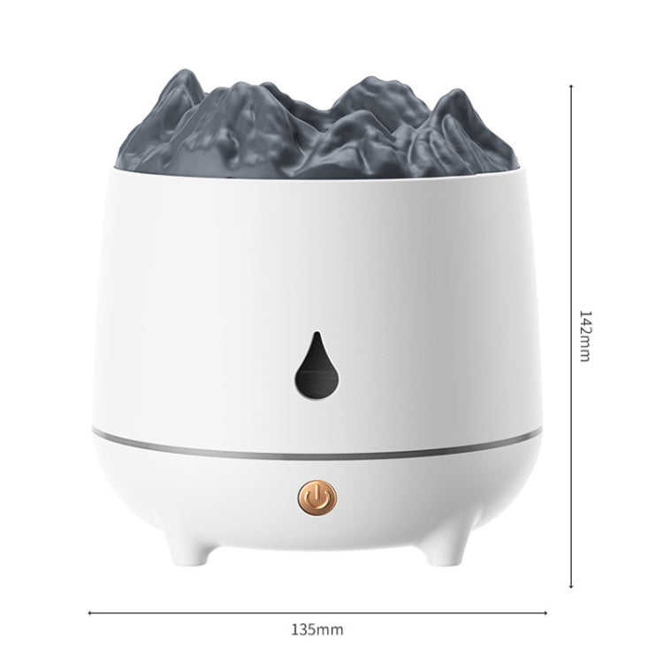 TBD0603452201_B1_e44acd2f-5682-4b89-8fbc-a8166a167cfa HS01 Simulation Flame Humidifier Home Aromatherapy Machine With Night Light(Black) - Image 2