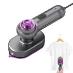 30W Mini Steamer Rotary Folding Iron Insulation Anti-Scald Garment US Plug(Grey)