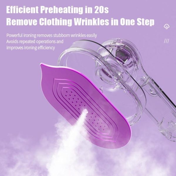 30W Mini Steamer Rotary Folding Iron Insulation Anti-Scald Garment US Plug(White) - Image 3