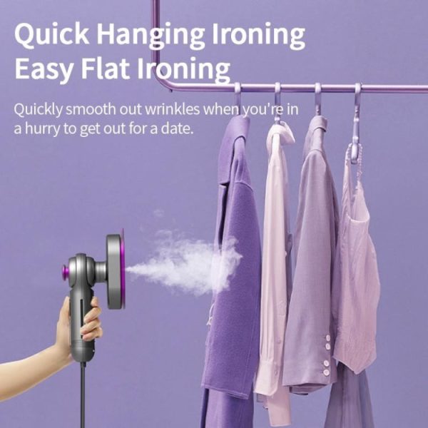 30W Mini Steamer Rotary Folding Iron Insulation Anti-Scald Garment US Plug(White) - Image 6