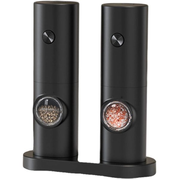 Electric Automatic Salt and Pepper Grinder Set Battery Powered, Model: A2  KYMQ-14-BS - Image 1