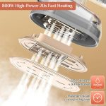 2-in-1 800W Handheld Household Wet and Dry Steam Iron Steam Hanging Iron, Spec: US Plug(Yellow) - Image 5