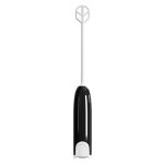 Handheld Electrical Milk Powder Mixer Children Complementary Food Making Stirring Stick(Black And White)