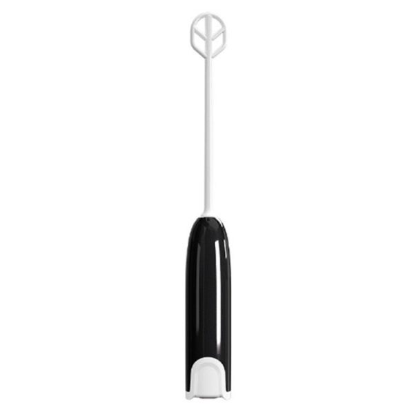 Handheld Electrical Milk Powder Mixer Children Complementary Food Making Stirring Stick(Black And White) - Image 1