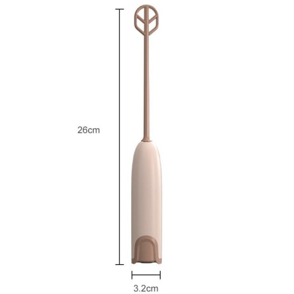 Handheld Electrical Milk Powder Mixer Children Complementary Food Making Stirring Stick(White And Black) - Image 3