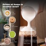 Handheld Electrical Milk Powder Mixer Children Complementary Food Making Stirring Stick(White And Black) - Image 6