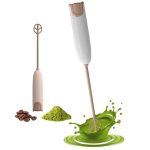 Handheld Electrical Milk Powder Mixer Children Complementary Food Making Stirring Stick(White And Black) - Image 7
