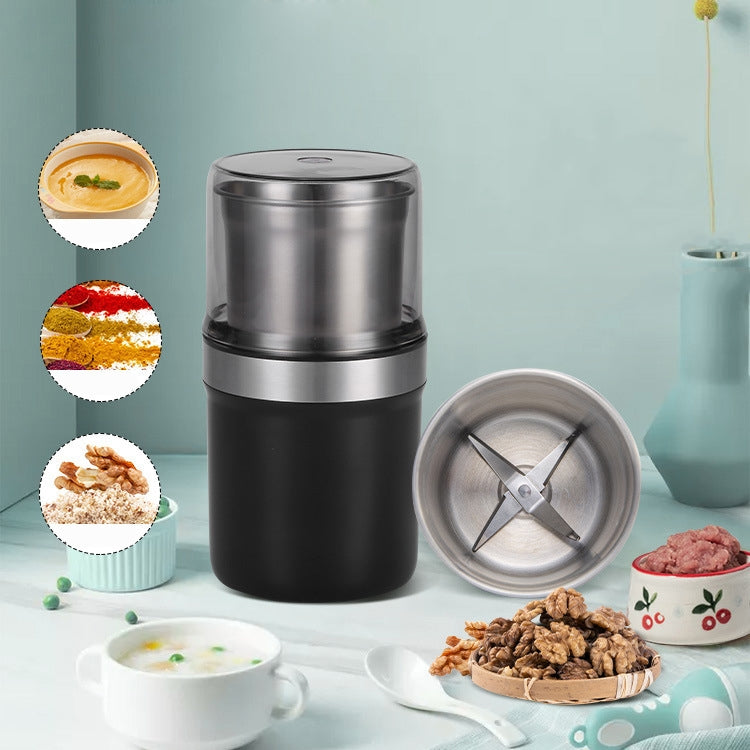 TBD06052245_B1_cf07be5b-0447-4c55-8af9-375c5ecb1383 Single Cup Cross Knife Small Electric Grinder Coffee Bean Grains Fine Grinding Powder Machine UK Plug - Image 2