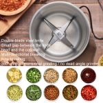 Single Cup Cross Knife Small Electric Grinder Coffee Bean Grains Fine Grinding Powder Machine UK Plug - Image 4