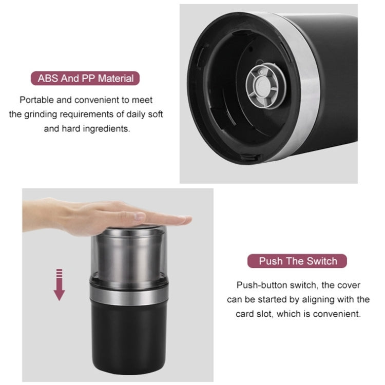 TBD06052245_B5_de328eb7-829f-488e-a32b-f7fc625be3df Single Cup Cross Knife Small Electric Grinder Coffee Bean Grains Fine Grinding Powder Machine US Plug - Image 6