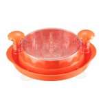 Bottom Suction Cup Multi-Functional Chicken Breast Salad Shredder Manual Meat Grinder(Orange)