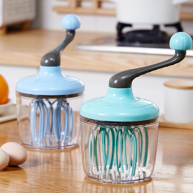 TBD06052601_B1_c115b1d6-6e88-489a-bdbe-3350add3f456 Home Baking Cream Whipper Kitchen Semi-Automatic Hand Egg Whisk Mixing Stick(Green) - Image 2