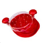 Chicken Shredder Machine With Transparent Lid Anti-Slip Meat Shredder Tool(Red)