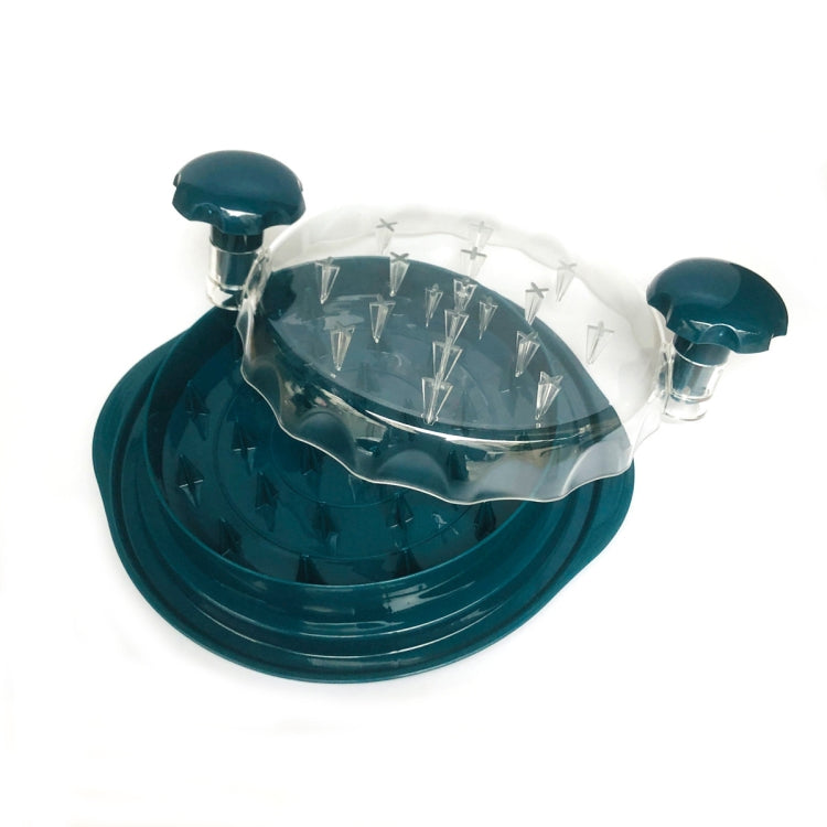 TBD0605290801C Chicken Shredder Machine With Transparent Lid Anti-Slip Meat Shredder Tool(Navy Blue) - Image 1