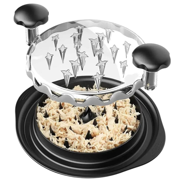 TBD06052908_B1_fa5d6007-7390-4928-8a5f-392bb4ebfeb6 Chicken Shredder Machine With Transparent Lid Anti-Slip Meat Shredder Tool(Navy Blue) - Image 2