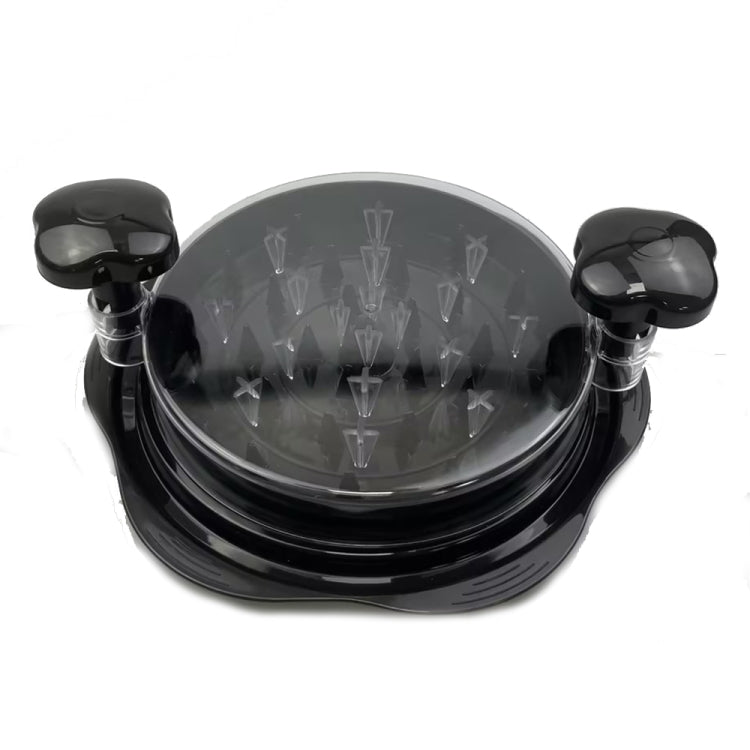 TBD06052909_B2_8546ff0d-5920-42c2-97aa-4548252f3e00 10 Inch Chicken Shredder Machine With Transparent Lid Anti-Slip Meat Shredder Tool(Round Cover Orange) - Image 3