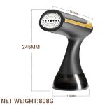 Small Portable Handheld Household Steam Spray Clothes Wrinkle Removal Iron, Size: UK Plug(Black) - Image 3