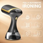 Small Portable Handheld Household Steam Spray Clothes Wrinkle Removal Iron, Size: UK Plug(Black) - Image 5